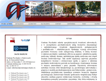 Tablet Screenshot of centrumpsychiatrii.eu